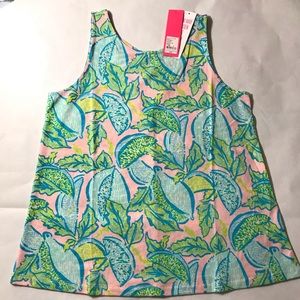 Lilly Pulitzer Kristen Top Urchin Pink Size Small
